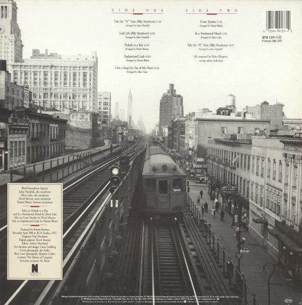 World Saxophone Quartet : Plays Duke Ellington (LP, Album)
