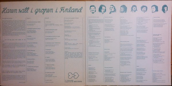 Various : Haren Satt I Gropen I Finland (LP, Album, Fol)
