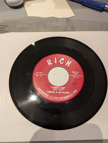 Tompall Glaser & The Glaser Brothers : Yakety-Yak / Cry Of The Wild Goose (7", Single)