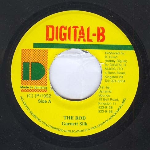 Garnett Silk : The Rod (7", MP, RP)