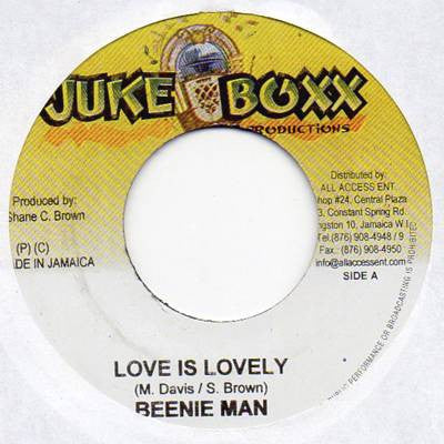 Beenie Man : Love Is Lovely (7")