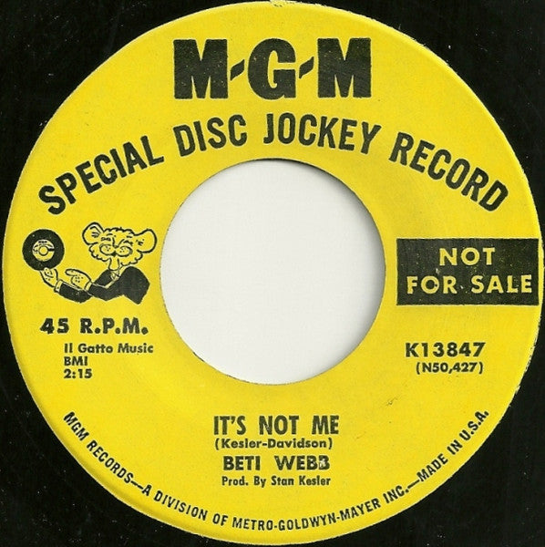 Beti Webb : Tic Toc / It's Not Me (7", Single, Promo)