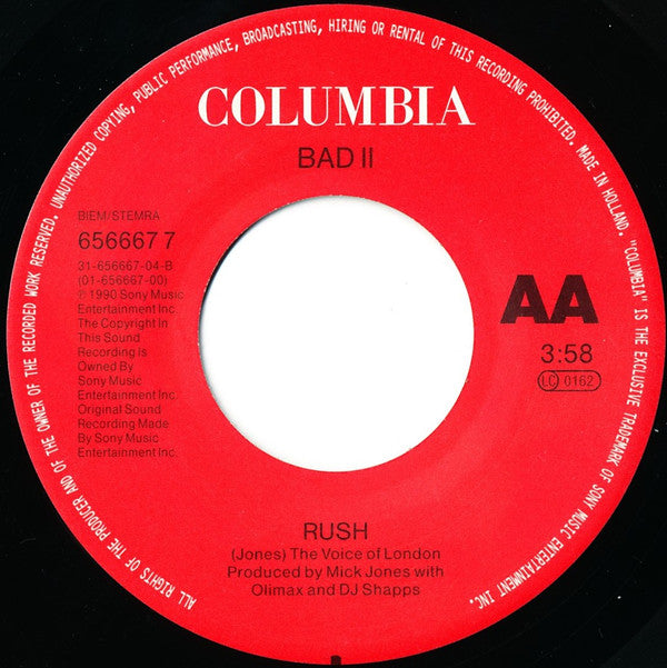 The Clash / Big Audio Dynamite II : Should I Stay Or Should I Go / Rush (7", Single, Lar)