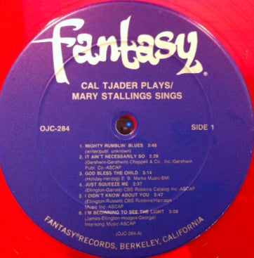 Cal Tjader, Mary Stallings : Cal Tjader-Plays Mary Stallings-Sings (LP, Album, RE, RM, Red)