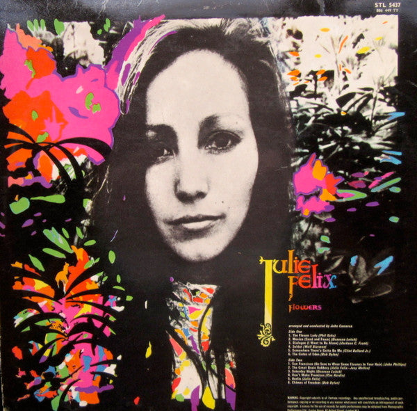 Julie Felix : Flowers (LP, Album)