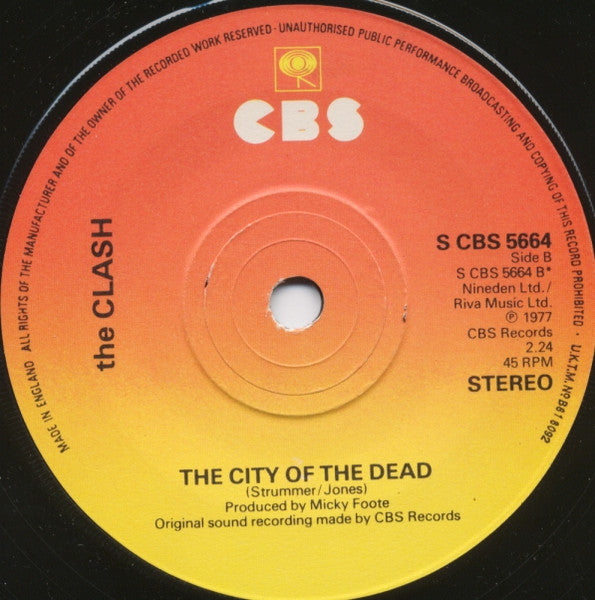 The Clash : Complete Control (7", Single)