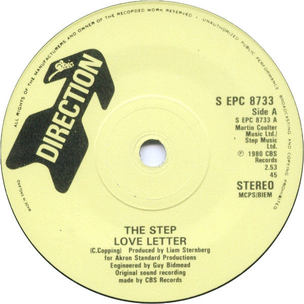 The Step (2) : Love Letter (7", Single)