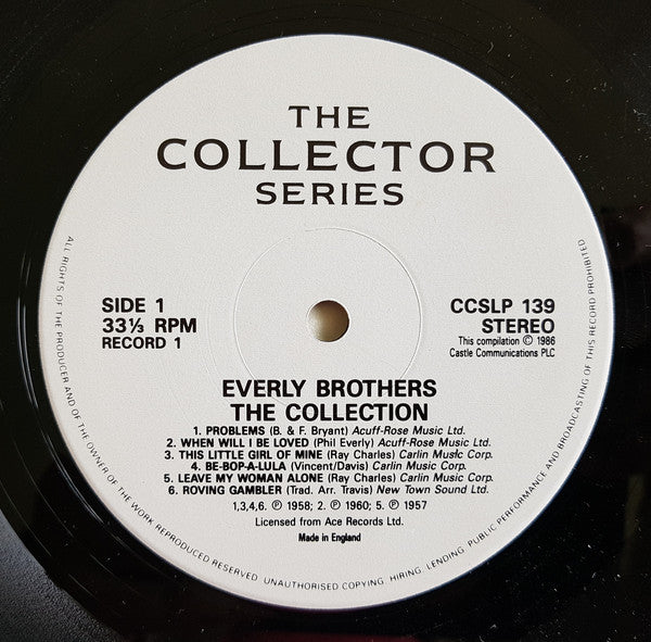 Everly Brothers : The Everly Brothers Collection (2xLP, Comp, Gat)