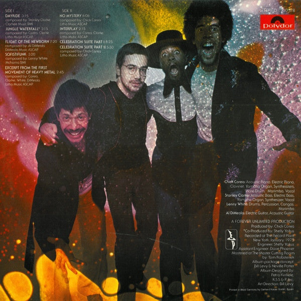 Return To Forever Featuring Chick Corea : No Mystery (LP, Album)