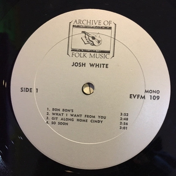 Josh White : Josh White (LP, Album, Mono)
