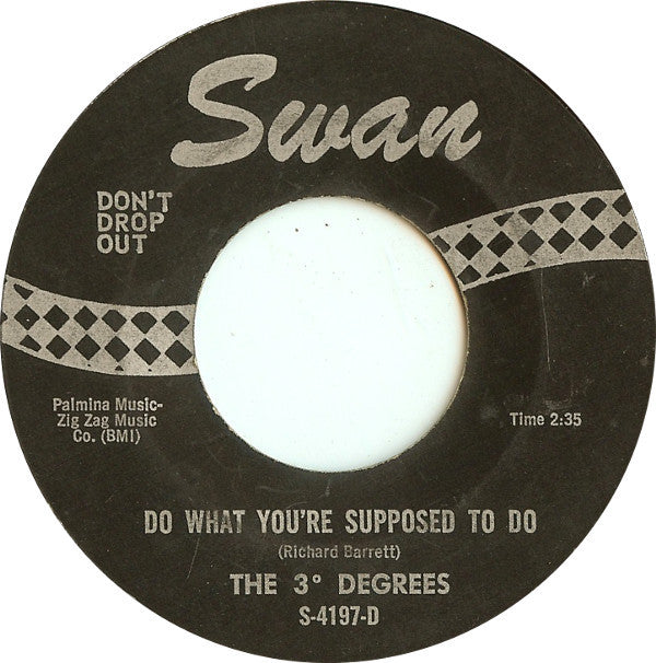 The Three Degrees : Gee Baby (I'm Sorry) / Do What You're Supposed To Do (7", Styrene, Mon)