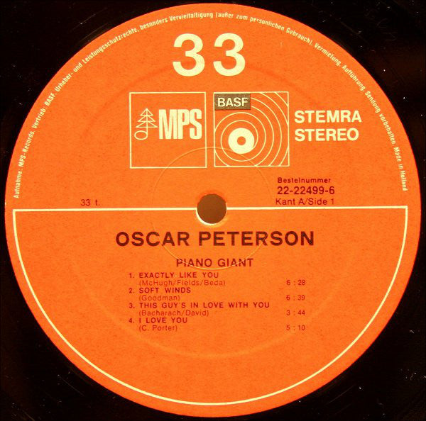 Oscar Peterson : Piano Giant (Special Birthday Edition) (2xLP, Comp)