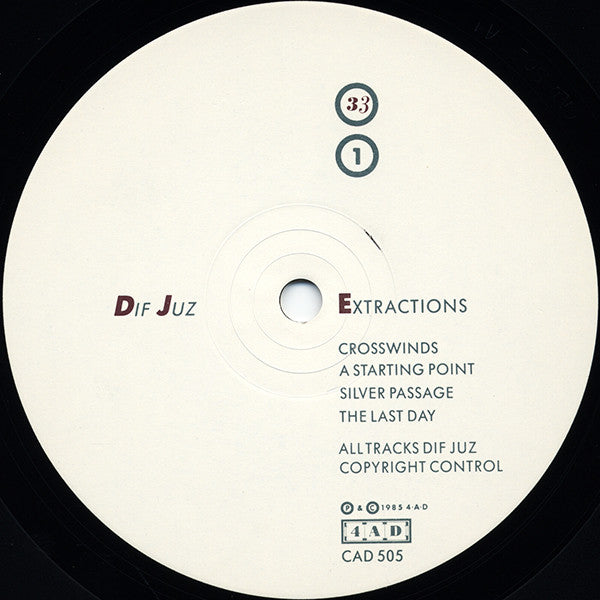 Dif Juz : Extractions (LP, Album)