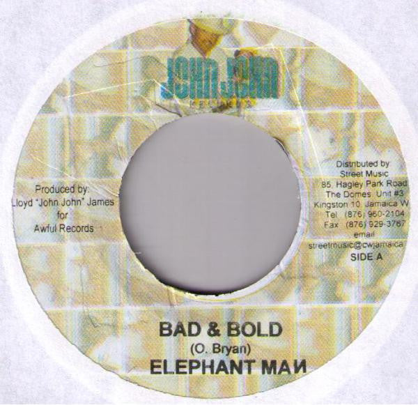 Elephant Man : Bad & Bold (7")