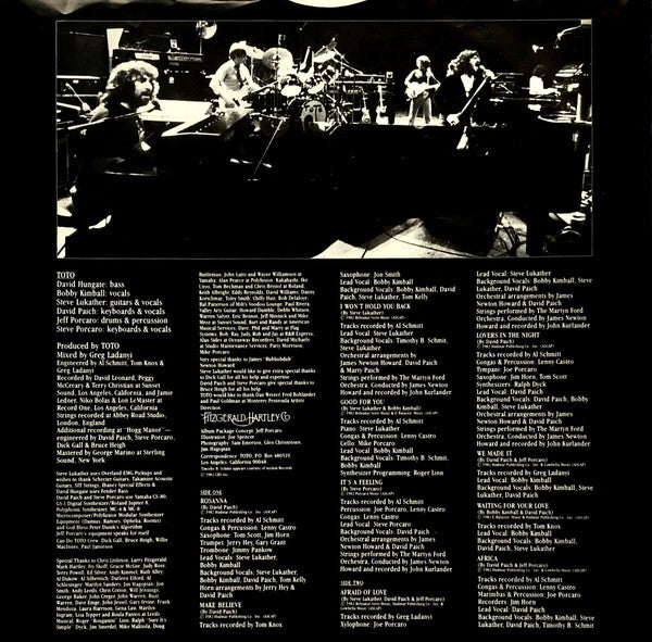 Toto : Toto IV (LP, Album)