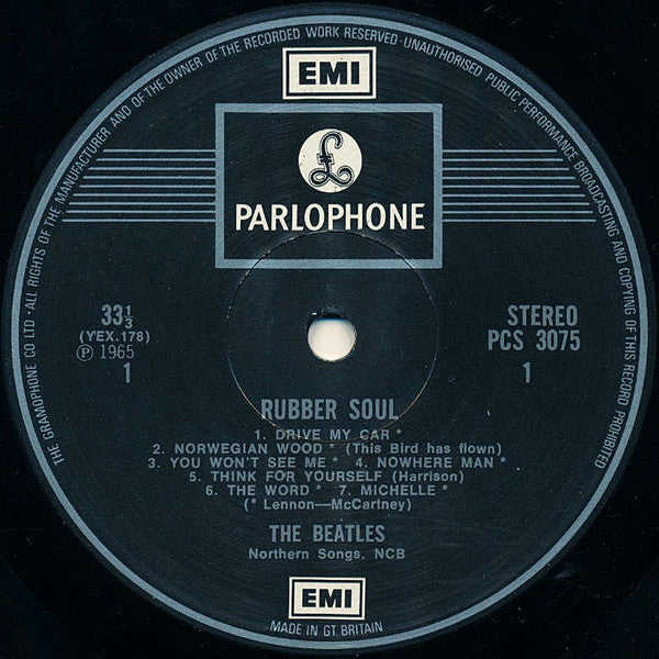 The Beatles : Rubber Soul (LP, Album, RE)