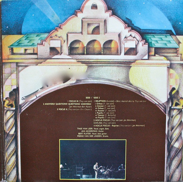 Focus (2) : Focus At The Rainbow (LP, Album, Tri)