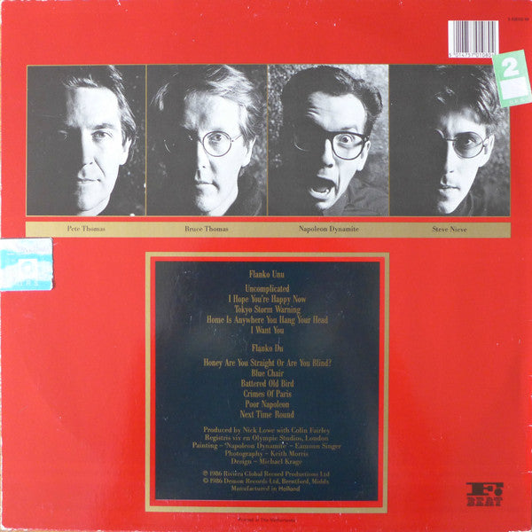 Elvis Costello & The Attractions : Blood & Chocolate (LP, Album)