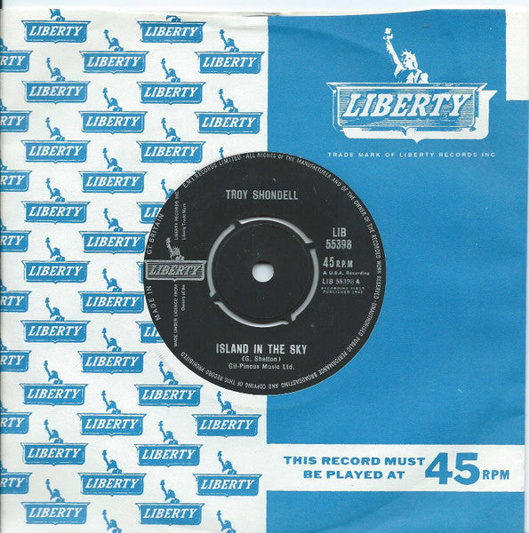 Troy Shondell : Tears From An Angel (7", Single)