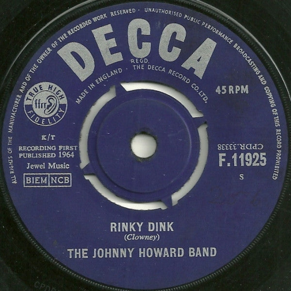 The Johnny Howard Band : Rinky Dink (7")
