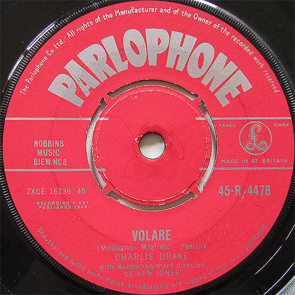 Charlie Drake : Volare (7", Single)