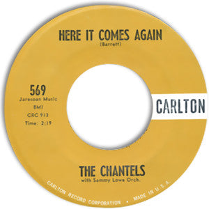 The Chantels With The Sammy Lowe Orchestra : Here It Comes Again / Summertime (7")