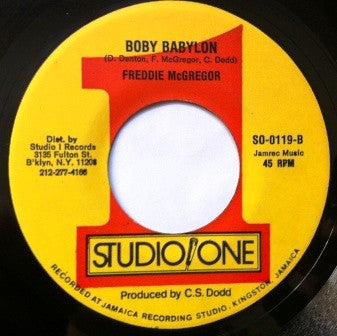 Freddie McGregor : Boby Babylon (7")