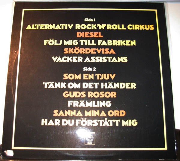 Anders F Rönnblom : Alternativ Rock 'n' Roll Cirkus (LP, Album)