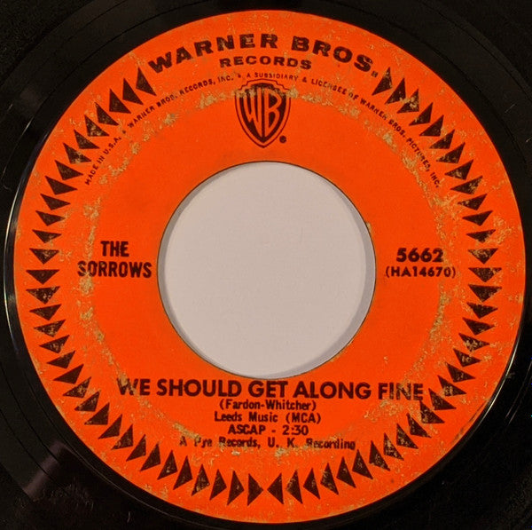 The Sorrows : Take A Heart (7", Single)