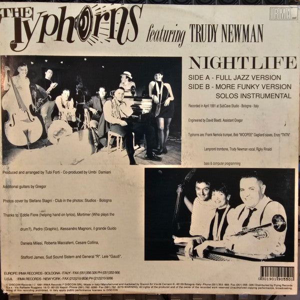 Typhorns : Nightlife (12")