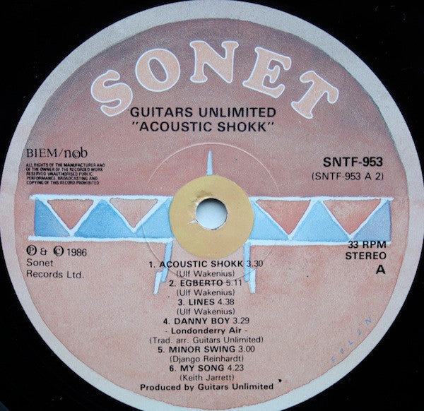 Guitars Unlimited : Acoustic Shokk (LP, Album)