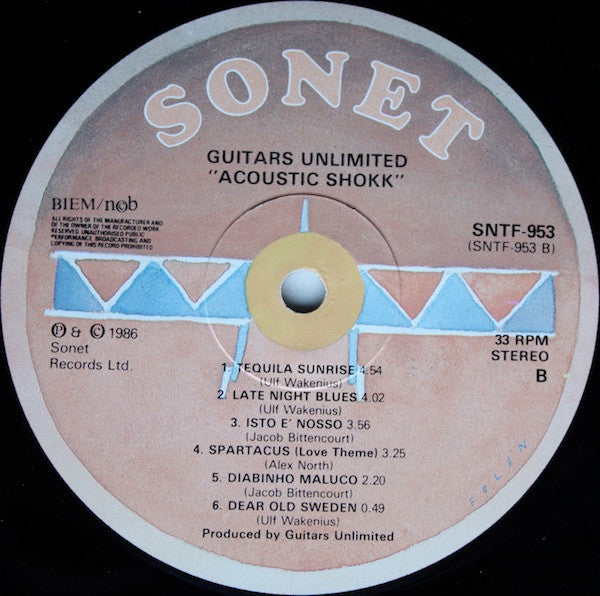 Guitars Unlimited : Acoustic Shokk (LP, Album)