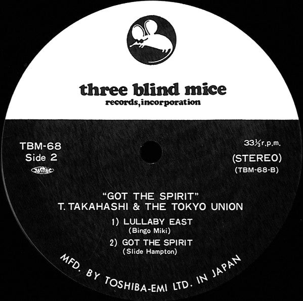Tatsuya Takahashi & Tokyo Union : Got The Spirit (LP, Album)