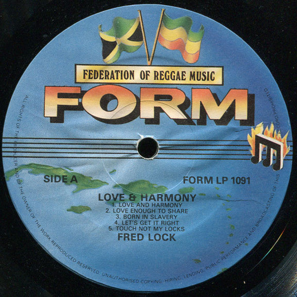 Fred Locks : Love & Harmony (LP)