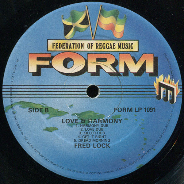 Fred Locks : Love & Harmony (LP)