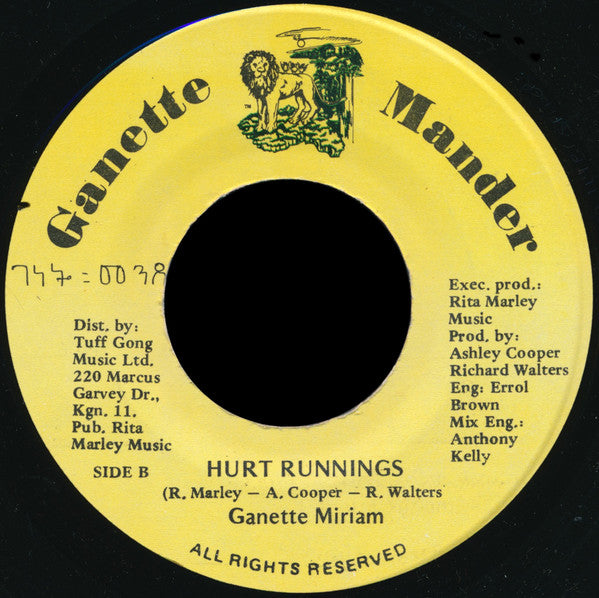 Ganette Miriam : Earth Runnings (7")
