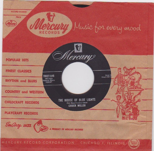 Chuck Miller (7) : The House Of Blue Lights (7", Single, Ind)