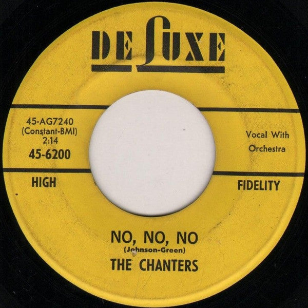The Chanters : Row Your Boat / No, No, No (7", Single)