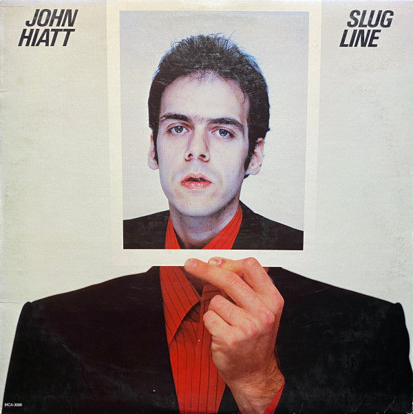 John Hiatt : Slug Line (LP, Album, Pin)