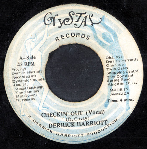 Derrick Harriott : Checkin' Out (7")