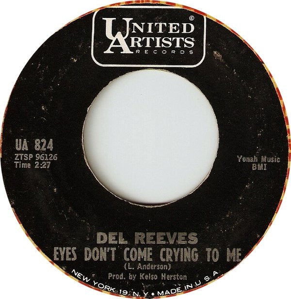 Del Reeves : Girl On The Billboard (7", Styrene)