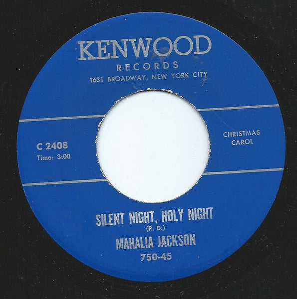 Mahalia Jackson : Silent Night, Holy Night / Lord's Prayer (7", Single)