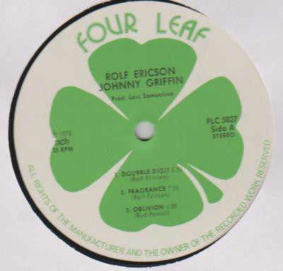 Rolf Ericson, Johnny Griffin : Sincerely Ours (LP, Album)