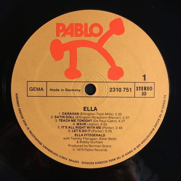 Ella Fitzgerald : Ella Fitzgerald At The Montreux Jazz Festival 1975 (LP, Album)