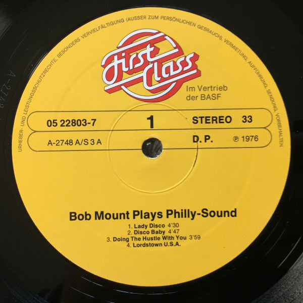 Bob Mount : Bob Mount Plays Philly-Sound (LP, Album)