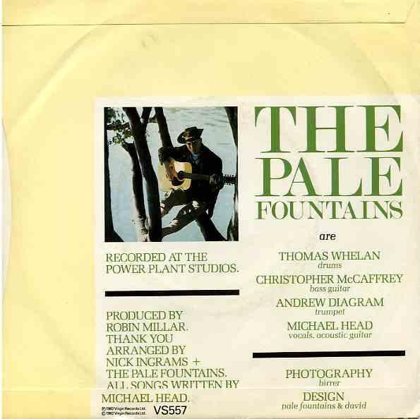 The Pale Fountains : Thank You (7", Single, Pap)