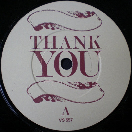 The Pale Fountains : Thank You (7", Single, Pap)