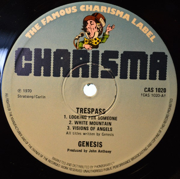 Genesis : Trespass (LP, Album, RE, Blu)