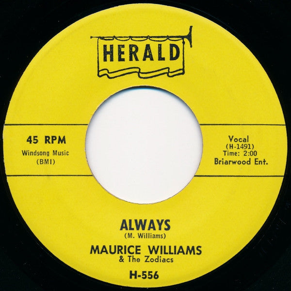 Maurice Williams & The Zodiacs : I Remember / Always (7", Single)