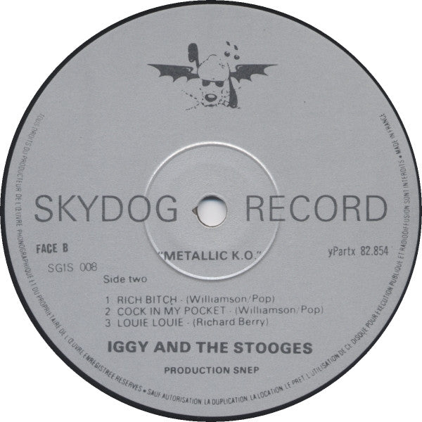 The Stooges : Metallic 'KO (LP, Album)